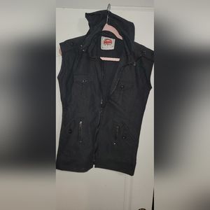 Black Vest with 4 pockets XL